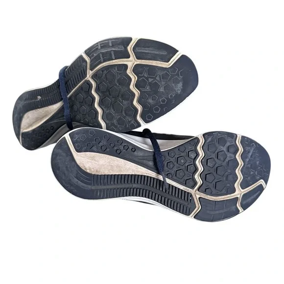 Nike Kids Downshifter 12 Running Shoes Size 5Y Navy Blue White - Picture 3 of 6